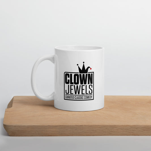 Clown Jewels - White glossy mug