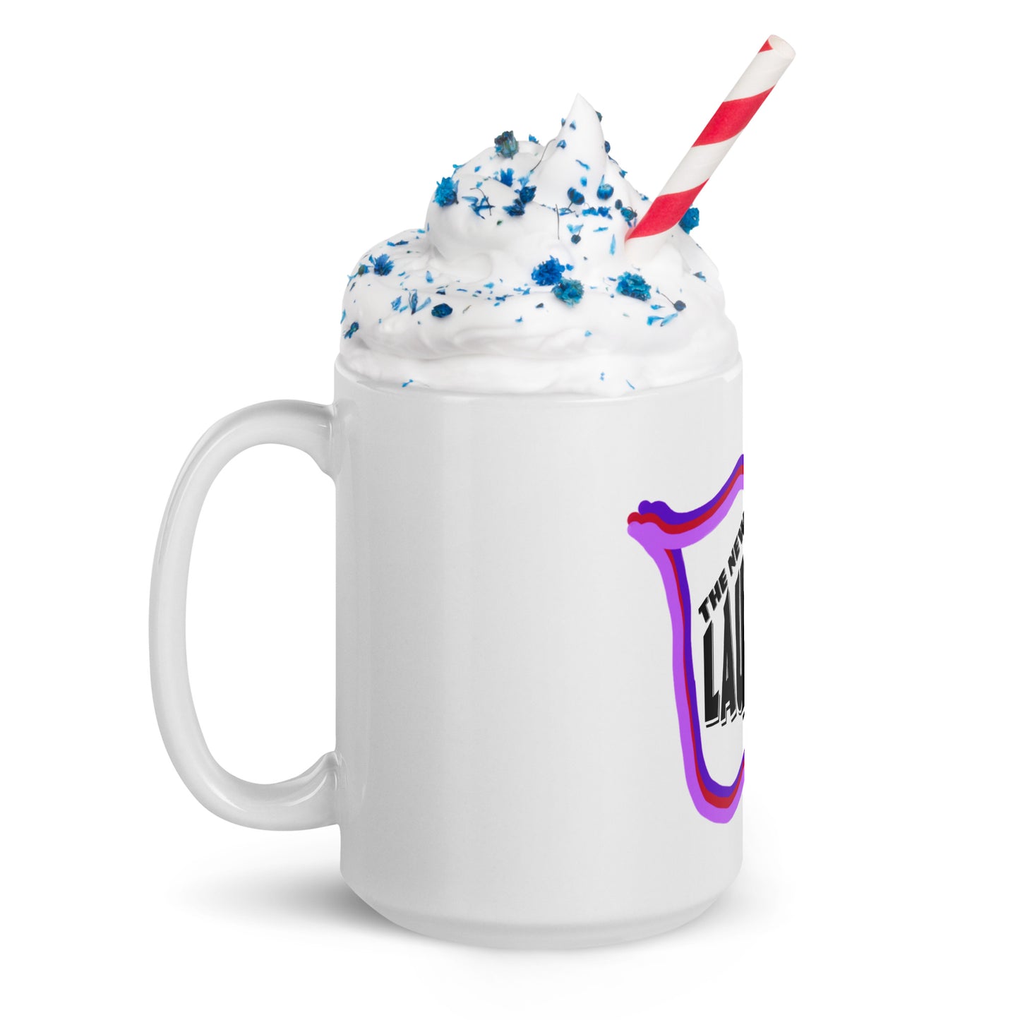 The New Laugh-In Logo White Glossy Mug